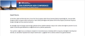 15-18 Ekim 2025 - 20th European AIDS Conference - EACS 2025 Kongresi